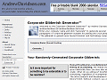 Corporate Gibberish Generator on AndrewDavidson.com